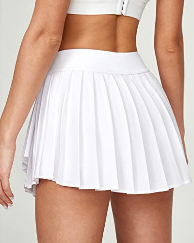 41l0Dnifj1L.jpg Tennis Skirt Pleated Skirts for Women with Pockets High Waisted Athletic Skirt Skorts for Woman Workout Golf Skort