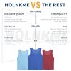 41mZQ-cKhbL.jpg Scrimmage Team Practice Vests Sports Pinnies Soccer Training Basketball Nylon Mesh Jerseys for Child & Adult(12 Pack)