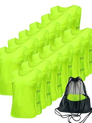 Pinnies Adult Football Jersey, Adjustable Mesh Soccer Jersey