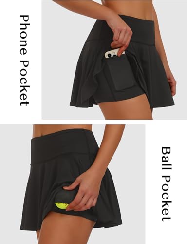 41olEivLywL.jpg Women's Tennis Skirt Pleated Golf Skirts with Pockets Shorts Athletic Skort for Pickleball Sports Outfits