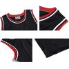 41pXD6PVwIL.jpg Pack of 3 Men's Basketball Jerseys Mesh Athletic Team Sports Uniforms Hip Hop Shirts Tank Tops
