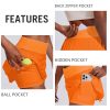 41qOEAG7RML.jpg Womens Pleated Tennis Skirt High Waisted Golf Skirts with 3 Pockets Lightweight Athletic Skort Workout Pickleball