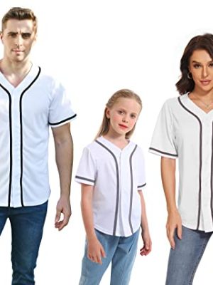 Family Matching Outfits Baseball Shirts Mommy and Me Daddy Summer Sports Casual Short Sleeve T-Shirt