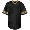 41qYaxkPkxL.jpg Men Blank Plain Football Jersey, Adult Hip Hop Hipster Short Sleeve Mesh Pullover Shirts,Custom Uniforms for Party