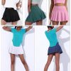 41rAMloWvfL.jpg Womens Pleated Skirt High Waisted Mini Tennis Skirts for Women with Shorts Pockets Pickleball Skater Cheer Skorts