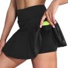 41rRVoVMvBL.jpg Tennis Skirts for Women Pleated Golf Skirt with Liner Pocket High Waisted Athletic Skort for Running Workout Sports