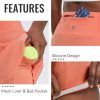 Women's Pleated Tennis Skirt Golf Skorts for Woman High Waisted Lightweight Athletic Shorts Pockets