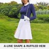 41uwIw-7GKL.jpg Golf Skorts Skirts for Women with Shorts Pockets Tennis Skirt High Waisted Athletic Skorts