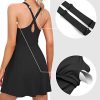 Tennis Dresses for Women Athletic Dress with Shorts Underneath Workout Dress with Pockets Summer Golf Outfits
