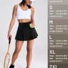 41wmFWimABL.jpg Tennis Skirts for Women Pleated Golf Skirt with Liner Pocket High Waisted Athletic Skort for Running Workout Sports