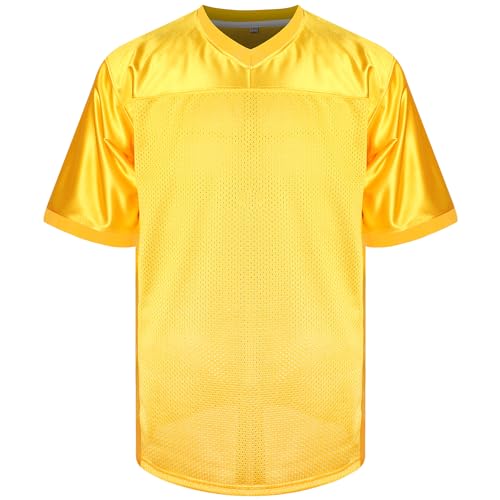Blank Football Jersey, Sports T-Shirt Hip Hop Jersey for Party