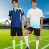 Men's Quick-Dry Soccer Jersey and Shorts 2-Pack Sets for Sports Training