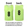 41yFCebk3CL.jpg 24 Pack Nylon Mesh Soccer Scrimmage Team Practice Vests Pinnies Basketball Jerseys Train Vest Adult Sport Football