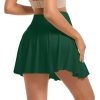41yUv7yHR8L.jpg YOAKAKU Pleated Tennis Skater Skirts for Women with Pocket Shorts Flowy Golf Athletic Skort Sports Mini Skirt