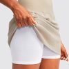 41ycnUJQaL.jpg Golf Skorts Skirts for Women with 5 Pockets Women's High Waisted Lightweight Athletic Skirt for Tennis Running