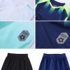 Men's Quick-Dry Soccer Jersey and Shorts 2-Pack Sets for Sports Training