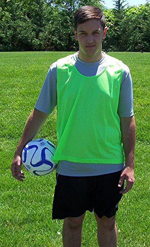 5137S30hmHL.jpg Soccer Pinnies – Mesh Jersey Vest for Scrimmage Practice, Soccer Pennies and Training Bibs