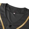 513BQFLHj1L.jpg Blank Jersey Plain Hipster Hip Hop for Men Button-Down Baseball Jersey Short Sleeve Shirt