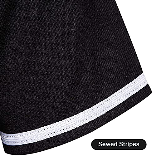 5164TeNJL5S.jpg Black Custom Baseball Jersey for Men Full Button Mesh Embroidered Team Name & Numbers S-8XL
