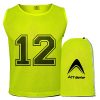 516Irsq-Q8L.jpg 12 pcs Duramesh Pinnies/Scrimmage Vest - Kids Youth and Adult Pinnies, Numbered Penny Jerseys for Soccer