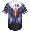 51AYgWBjjfL.jpg Adult American Flag Patriotic Baseball Jerseys Style Shirts for Men USA Eagle Outfits
