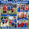 51GS-Jar1dL.jpg Blue Pinnies Soccer Pennies - Set of 6 Team Practice Jersey for Child Youth Teen Adult,Pennies for Sports Youth,Nylon Large Mesh