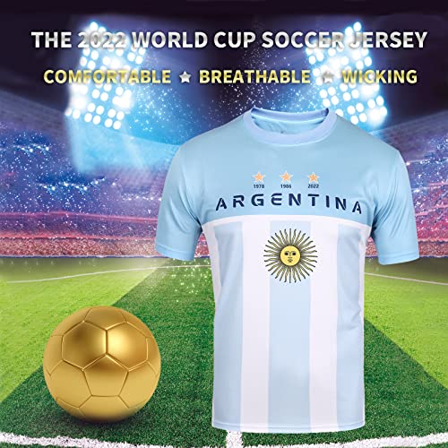 2022 World Cup/ 2024 Copa America Fan Soccer Jersey - Argentina, Brazil, Mexico & USA