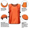 51Nvr3kG6fL.jpg 6 Pack Scrimmage Vests/Sport Basketball Pinnies/Soccer Bibs for Kid and Adult