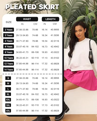 51PtsRp3KL.jpg Pleated Skirts for Women Tennis Skirt with Shorts High Waisted Mini Skirt Athletic Golf Skirts Uniform Cheer Dress