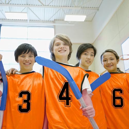 51U1Sou9NTL.jpg 24 Pack Scrimmage Training Vest,Team Sports Pinnies Reversible Numbered Soccer Team Practice Penny Jerseys