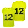 51UocAacnL.jpg 12 pcs Duramesh Pinnies/Scrimmage Vest - Kids Youth and Adult Pinnies, Numbered Penny Jerseys for Soccer