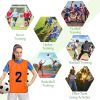 51UzUwbeWCL.jpg 24 Pack Scrimmage Training Vest,Team Sports Pinnies Reversible Numbered Soccer Team Practice Penny Jerseys