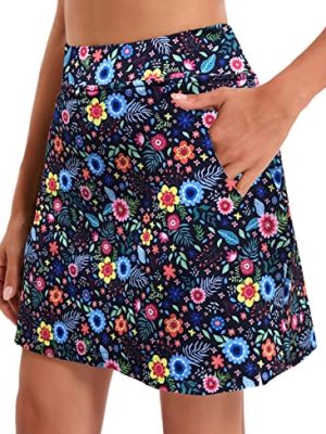 51WQNjHbOeL.jpg Women's Active Athletic Skort Lightweight Tennis Skirt Perfect for Running Training Sports Golf