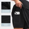 51YV-ScuwDL.jpg Skorts Skirts for Women with 5 Pockets 20" Knee Length Golf Skirt Modest Long Tennis Athletic Skirts for Women