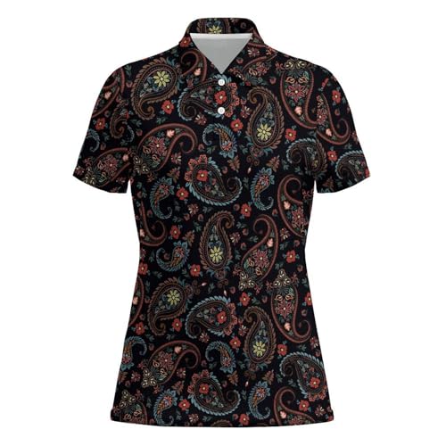 51cnxIiWlSL.jpg Funny Matching Couple Golf Shirts Short Sleeve Polo Shirts Moisture Wicking Unisex Hawaiian Outfits for Men Women