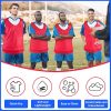 Scrimmage Vests, Team Practice Jersey, Set of 12, Training Pinnies for Basketball Soccer Football