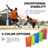 51ee3bIhdmL.jpg Sports Pinnies - Pack of 06 - Free Size for Youth/Adult - 5 Color Options - Soccer, Basketball Practice Vest
