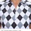 Women's Golf Polo Shirt Short Sleeve UPF 50+ Collared 1/4 Zip Tennis Tops Quick-Dry Lightweight Athletic Shirt