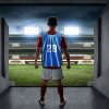 51iF9b5PrCL.jpg 24 Pcs Pinnies Scrimmage Vests and 48 Pieces Iron on Numbers Team Practice Jersey Soccer Basketball Bibs Training Vest Sports