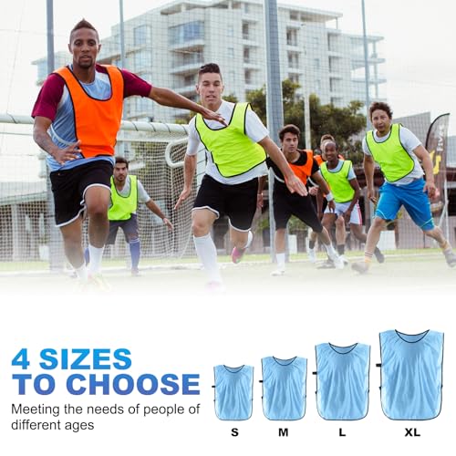 Training Vest Soccer Sports Team Practice Jersey for Youth Teen Basketball Football