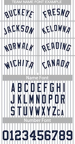 51moUHbcOL.jpg Custom Men Women Youth Baseball Jersey Pinstripe Hip Hop Shirts Personalized Stitched Name Number