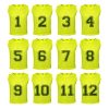 51o-SEywQPL.jpg 12 pcs Duramesh Pinnies/Scrimmage Vest - Kids Youth and Adult Pinnies, Numbered Penny Jerseys for Soccer