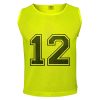 51oKCwY5BrL.jpg 12 pcs Duramesh Pinnies/Scrimmage Vest - Kids Youth and Adult Pinnies, Numbered Penny Jerseys for Soccer
