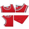 51oXsDMCfIL.jpg Pack of 3 Men's Basketball Jerseys Mesh Athletic Team Sports Uniforms Hip Hop Shirts Tank Tops