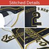 51qEGzM1sPL.jpg Custom Split Baseball Jersey Button Down Shirt Sports Personalized Stitched Name Number for Men/Women/Boy