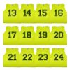 51rc-L5fQ8L.jpg 12 pcs Duramesh Pinnies/Scrimmage Vest - Kids Youth and Adult Pinnies, Numbered Penny Jerseys for Soccer