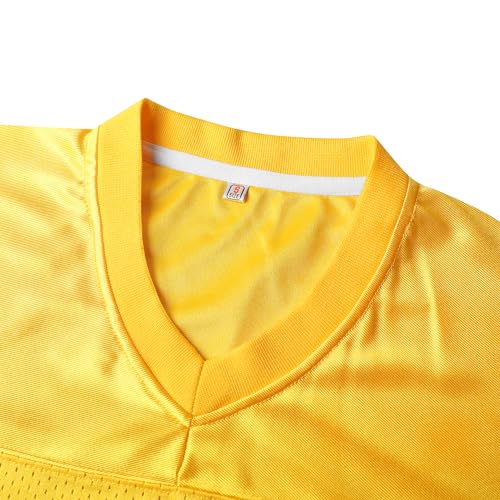Blank Football Jersey, Sports T-Shirt Hip Hop Jersey for Party