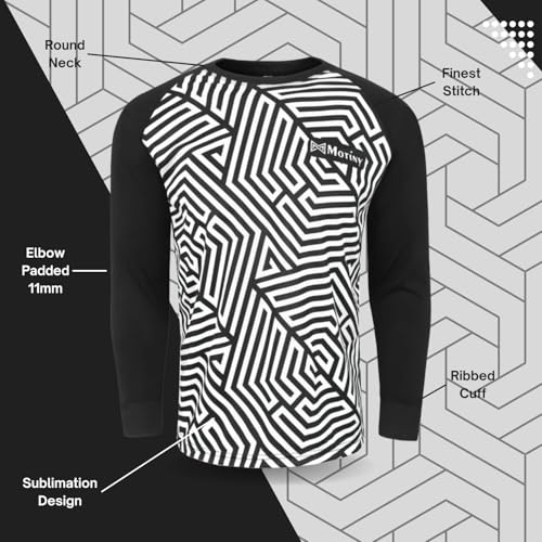 51rqydOSmpL.jpg Adult Soccer Goalie Jersey - Pro Series - Elbow Padded - Quick-Dry Fabric - Ergonomic Fit - Enhanced Durability
