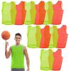 51ykxaHkaOL.jpg Scrimmage Vest Pinnies 12pk in Red and Blue – Youth, Teens and Adult Sizes – Nylon Mesh Jerseys for Any Sport