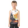 3136eRmWsL.jpg Halloween Bats Pumpkin Boys Athletic Tank Tops Sleeveless Summer Vest Teoddler Boy Shirts for Surfing Vacation Swim 3T